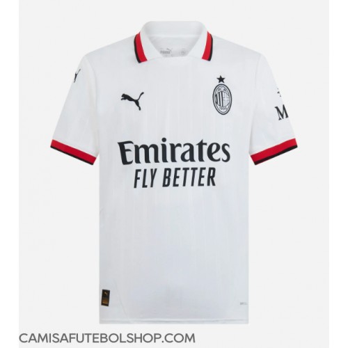 Camisa de time de futebol AC Milan Replicas 2º Equipamento 2024-25 Manga Curta